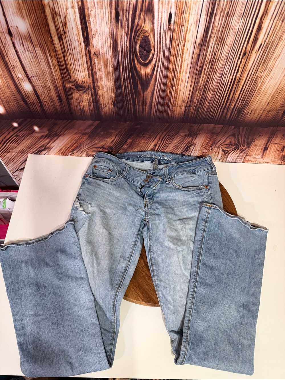 American Eagle Outfitters Light Wash Flare Jeans